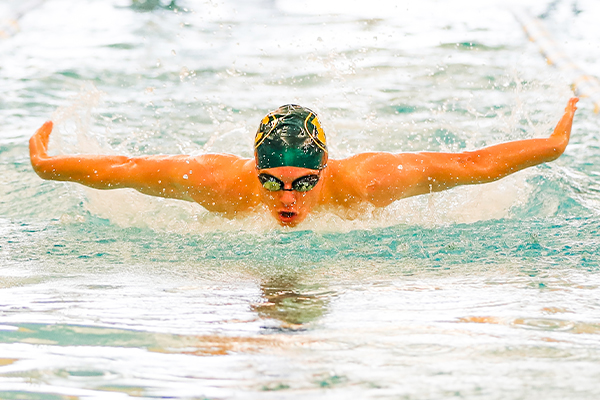 st. edward high school swimmer