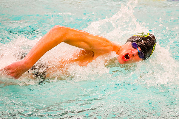 st. edward high school swimmer