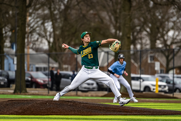 st edward high school baseball player pitching