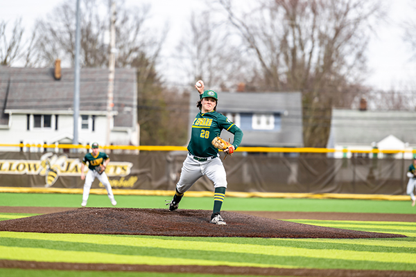 st edward high school baseball player pitching