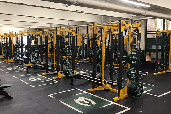 weight room at st. edward high school