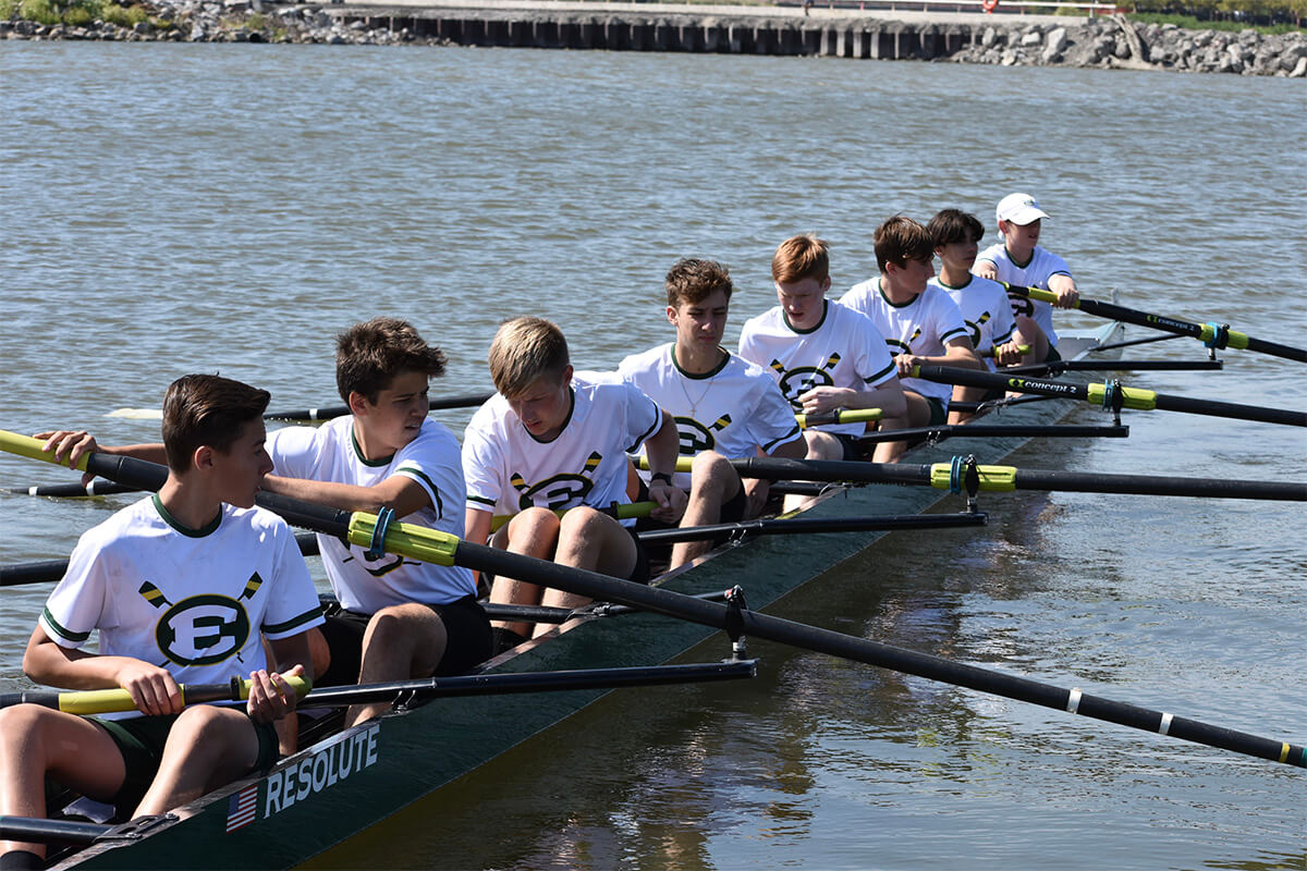 st. edward high school rowers