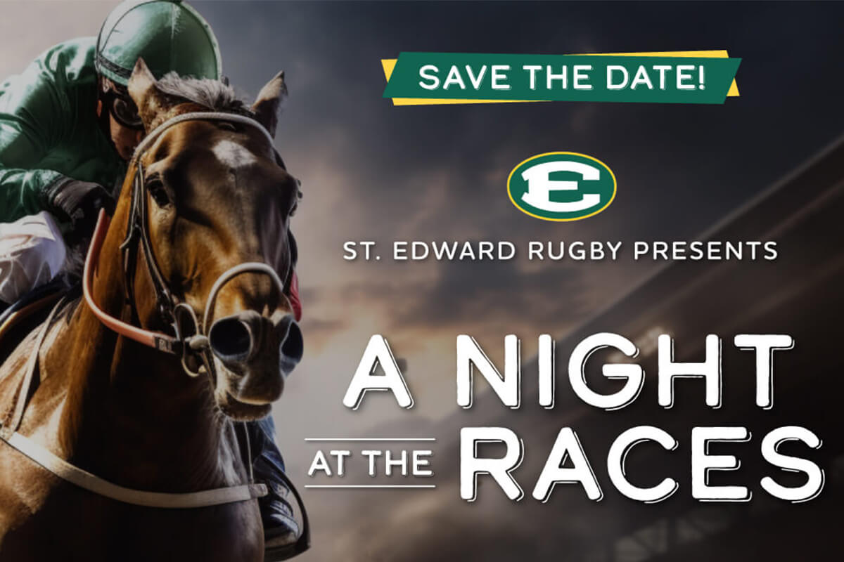 rugby night at the races social graphic
