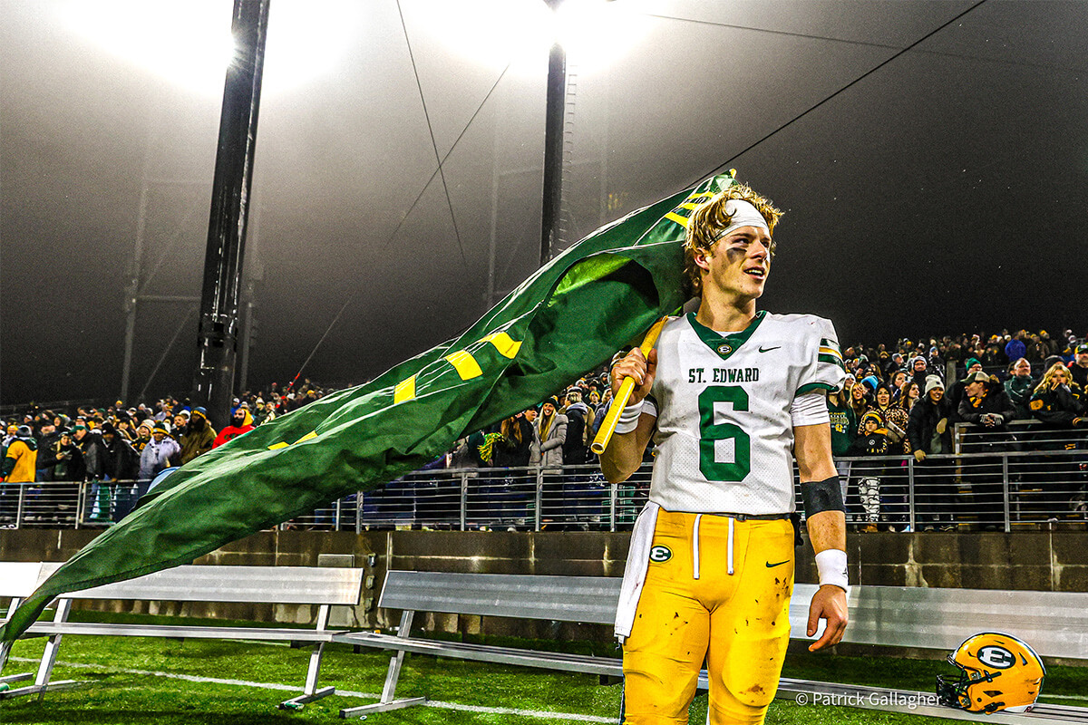 casey bullock after the state championship victory